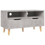 Mueble de TV madera de ingeniería gris hormigón 90x40x48,5 cm de vidaXL, Muebles TV - Ref: Foro24-326781, Precio: 87,99 €, De...