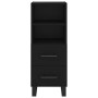 Black plywood sideboard 34.5x34x180 cm by vidaXL, Sideboards - Ref: Foro24-3189790, Price: 106,10 €, Discount: %