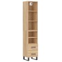 Sonoma oak plywood sideboard 34.5x34x180 cm by vidaXL, Sideboards - Ref: Foro24-3189792, Price: 100,72 €, Discount: %