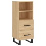 Sonoma oak plywood sideboard 34.5x34x180 cm by vidaXL, Sideboards - Ref: Foro24-3189792, Price: 100,72 €, Discount: %