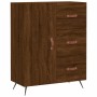 Tall brown oak plywood sideboard 69.5x34x180 cm by vidaXL, Sideboards - Ref: Foro24-3198448, Price: 188,80 €, Discount: %