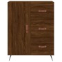 Tall brown oak plywood sideboard 69.5x34x180 cm by vidaXL, Sideboards - Ref: Foro24-3198448, Price: 188,80 €, Discount: %