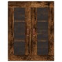 Aparador alto madera contrachapada roble ahumado 69,5x34x180 cm de vidaXL, Aparadores - Ref: Foro24-3198446, Precio: 163,99 €...