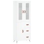 Tall white plywood sideboard 69.5x34x180 cm by vidaXL, Sideboards - Ref: Foro24-3198441, Price: 169,86 €, Discount: %