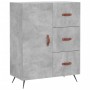 Concrete gray plywood tall sideboard 69.5x34x180 cm by vidaXL, Sideboards - Ref: Foro24-3198445, Price: 169,68 €, Discount: %