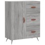 High sideboard sonoma gray plywood 69.5x34x180 cm by vidaXL, Sideboards - Ref: Foro24-3198447, Price: 172,10 €, Discount: %