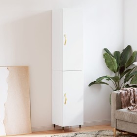 Tall white plywood sideboard 34.5x34x180 cm by vidaXL, Sideboards - Ref: Foro24-3198769, Price: 98,91 €, Discount: %