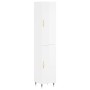 High glossy white plywood sideboard 34.5x34x180 cm by vidaXL, Sideboards - Ref: Foro24-3198771, Price: 104,57 €, Discount: %