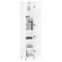 High glossy white plywood sideboard 34.5x34x180 cm by vidaXL, Sideboards - Ref: Foro24-3198771, Price: 104,57 €, Discount: %