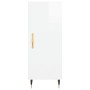 High glossy white plywood sideboard 34.5x34x180 cm by vidaXL, Sideboards - Ref: Foro24-3198771, Price: 104,57 €, Discount: %