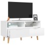 Hochglanzweißer TV-Schrank aus Holzwerkstoff, 90 x 40 x 48,5 cm von vidaXL, TV-Möbel - Ref: Foro24-326783, Preis: 81,06 €, Ra...