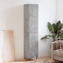 Aparador de madera contrachapada gris hormigón 34,5x34x180 cm de vidaXL, Aparadores - Ref: Foro24-3198773, Precio: 95,71 €, D...