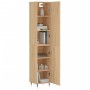 Sonoma oak plywood sideboard 34.5x34x180 cm by vidaXL, Sideboards - Ref: Foro24-3198772, Price: 94,53 €, Discount: %