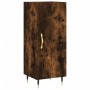 Aparador de madera contrachapada roble ahumado 34,5x34x180 cm de vidaXL, Aparadores - Ref: Foro24-3198774, Precio: 95,99 €, D...