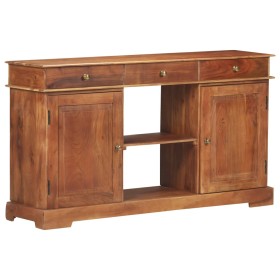 Aparador de madera maciza de acacia 135x35x75 cm de vidaXL, Aparadores - Ref: Foro24-323543, Precio: 237,99 €, Descuento: %