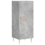 Aparador de madera contrachapada gris hormigón 34,5x34x180 cm de vidaXL, Aparadores - Ref: Foro24-3198781, Precio: 87,99 €, D...