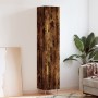 Aparador de madera contrachapada roble ahumado 34,5x34x180 cm de vidaXL, Aparadores - Ref: Foro24-3198782, Precio: 87,91 €, D...