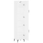 Aparador alto madera contrachapada blanco 34,5x34x180 cm de vidaXL, Aparadores - Ref: Foro24-3198785, Precio: 98,24 €, Descue...