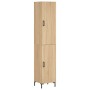 Sonoma oak plywood sideboard 34.5x34x180 cm by vidaXL, Sideboards - Ref: Foro24-3198788, Price: 106,73 €, Discount: %