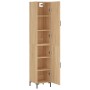 Sonoma oak plywood sideboard 34.5x34x180 cm by vidaXL, Sideboards - Ref: Foro24-3198788, Price: 106,73 €, Discount: %