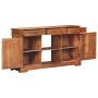 Solid acacia wood sideboard 135x35x75 cm by vidaXL, Sideboards - Ref: Foro24-323543, Price: 237,99 €, Discount: %