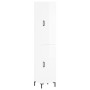 Tall white glossy plywood sideboard 34.5x34x180 cm by vidaXL, Sideboards - Ref: Foro24-3198787, Price: 106,98 €, Discount: %