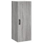 Aparador alto madera contrachapada gris Sonoma 34,5x34x180 cm de vidaXL, Aparadores - Ref: Foro24-3198791, Precio: 101,49 €, ...