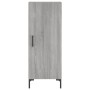 Aparador alto madera contrachapada gris Sonoma 34,5x34x180 cm de vidaXL, Aparadores - Ref: Foro24-3198791, Precio: 101,49 €, ...