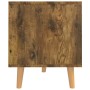 Smoked oak engineered wood TV cabinet 90x40x48.5 cm by vidaXL, TV Furniture - Ref: Foro24-326785, Price: 87,07 €, Discount: %