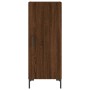 Aparador alto madera contrachapada roble marrón 34,5x34x180 cm de vidaXL, Aparadores - Ref: Foro24-3198792, Precio: 101,74 €,...