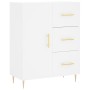 Aparador alto madera contrachapada blanco 69,5x34x180 cm de vidaXL, Aparadores - Ref: Foro24-3198457, Precio: 181,92 €, Descu...