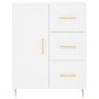 Aparador alto madera contrachapada blanco 69,5x34x180 cm de vidaXL, Aparadores - Ref: Foro24-3198457, Precio: 181,92 €, Descu...