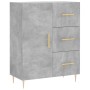 Concrete gray plywood tall sideboard 69.5x34x180 cm by vidaXL, Sideboards - Ref: Foro24-3198461, Price: 170,54 €, Discount: %