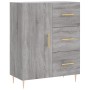 High sideboard sonoma gray plywood 69.5x34x180 cm by vidaXL, Sideboards - Ref: Foro24-3198463, Price: 174,99 €, Discount: %