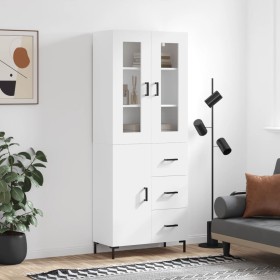 Tall white plywood sideboard 69.5x34x180 cm by vidaXL, Sideboards - Ref: Foro24-3198465, Price: 182,99 €, Discount: %