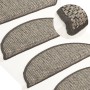 Self-adhesive sisal stair mat 15 pcs anthracite 65x21x4cm by vidaXL, Stair mats - Ref: Foro24-326872, Price: 88,55 €, Discoun...