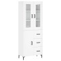 High glossy white plywood sideboard 69.5x34x180 cm by vidaXL, Sideboards - Ref: Foro24-3198467, Price: 193,99 €, Discount: %