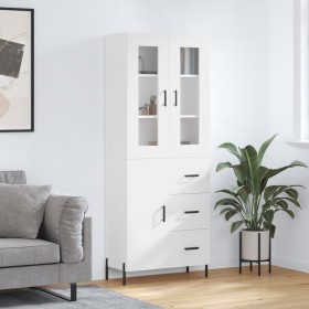 Tall white plywood sideboard 69.5x34x180 cm by vidaXL, Sideboards - Ref: Foro24-3198473, Price: 189,99 €, Discount: %