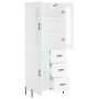 Tall white plywood sideboard 69.5x34x180 cm by vidaXL, Sideboards - Ref: Foro24-3198473, Price: 188,24 €, Discount: %