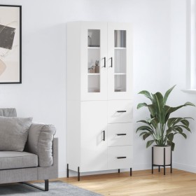 High glossy white plywood sideboard 69.5x34x180 cm by vidaXL, Sideboards - Ref: Foro24-3198475, Price: 202,99 €, Discount: %