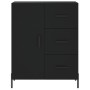 Aparador alto madera contrachapada negro 69,5x34x180 cm de vidaXL, Aparadores - Ref: Foro24-3198474, Precio: 189,99 €, Descue...