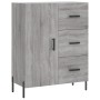 High sideboard sonoma gray plywood 69.5x34x180 cm by vidaXL, Sideboards - Ref: Foro24-3198479, Price: 189,99 €, Discount: %