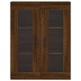 Tall oak brown plywood sideboard 69.5x34x180 cm by vidaXL, Sideboards - Ref: Foro24-3198480, Price: 197,30 €, Discount: %