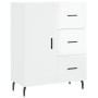 Tall white glossy plywood sideboard 69.5x34x180 cm by vidaXL, Sideboards - Ref: Foro24-3198483, Price: 186,99 €, Discount: %