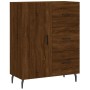 Hohes Sideboard Sperrholz braune Eiche 69,5x34x180 cm von vidaXL, Sideboards - Ref: Foro24-3198488, Preis: 175,41 €, Rabatt: %