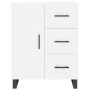 Tall white plywood sideboard 69.5x34x180 cm by vidaXL, Sideboards - Ref: Foro24-3198489, Price: 190,07 €, Discount: %