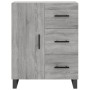 Aparador alto madera contrachapada gris sonoma 69,5x34x180 cm de vidaXL, Aparadores - Ref: Foro24-3198495, Precio: 184,19 €, ...