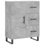 Concrete gray plywood tall sideboard 69.5x34x180 cm by vidaXL, Sideboards - Ref: Foro24-3198493, Price: 185,99 €, Discount: %