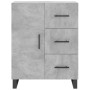 Concrete gray plywood tall sideboard 69.5x34x180 cm by vidaXL, Sideboards - Ref: Foro24-3198493, Price: 185,99 €, Discount: %