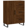 Tall oak brown plywood sideboard 69.5x34x180 cm by vidaXL, Sideboards - Ref: Foro24-3198496, Price: 184,19 €, Discount: %